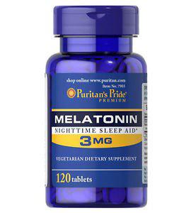 

Puritan's pride melatonin 3 mg - 120 tab