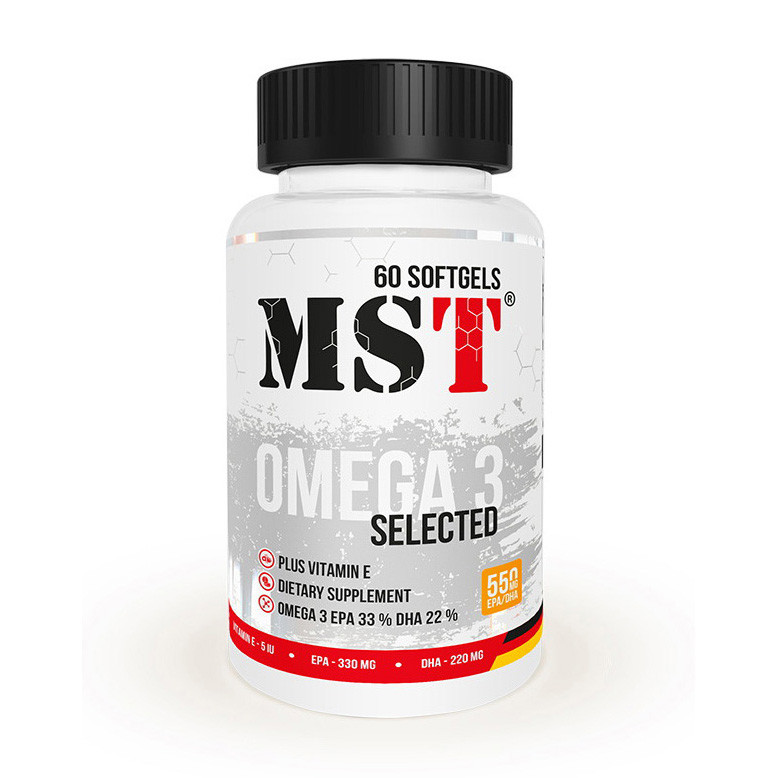 

MST Omega 3 Selected60 softgels