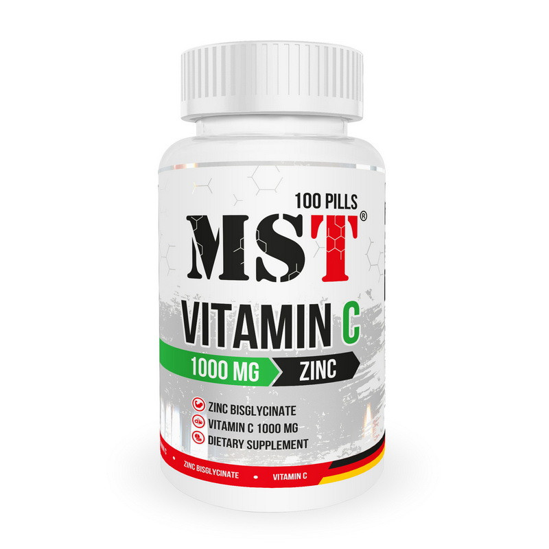 

MST Vitamin C 1000 mg + Zinc 100 pills