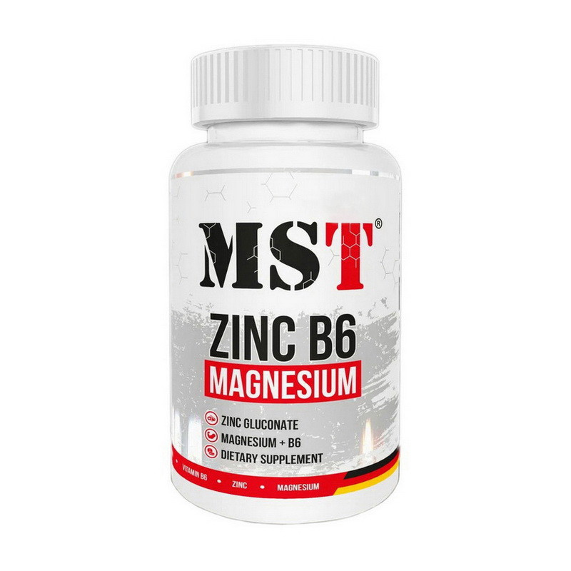 

MST Zinc Magnesium B6 60 vcaps