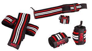 

MEX Nutrition Wrist Wraps Red Black