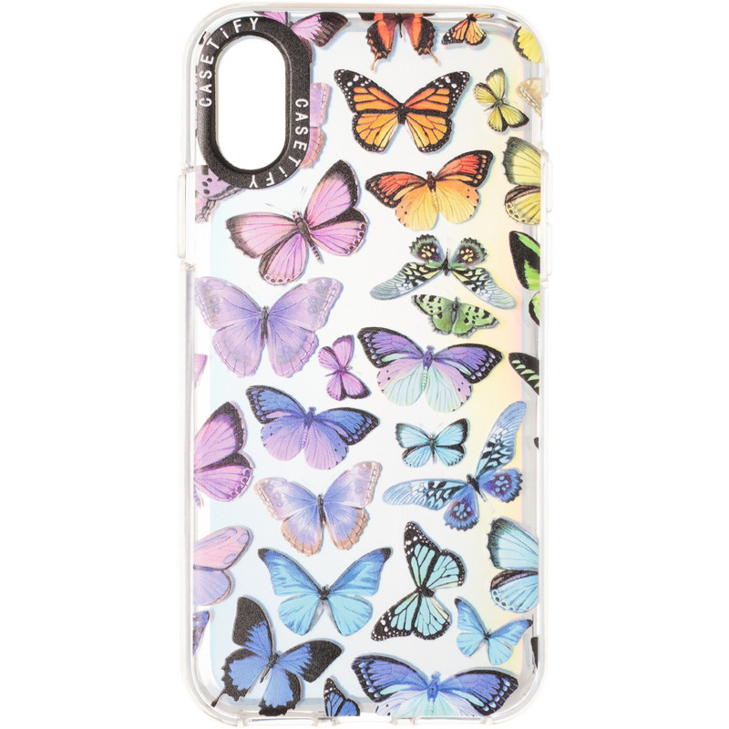 

Чехол Holographic Print для iPhone X / XS Butterfly, С рисунком