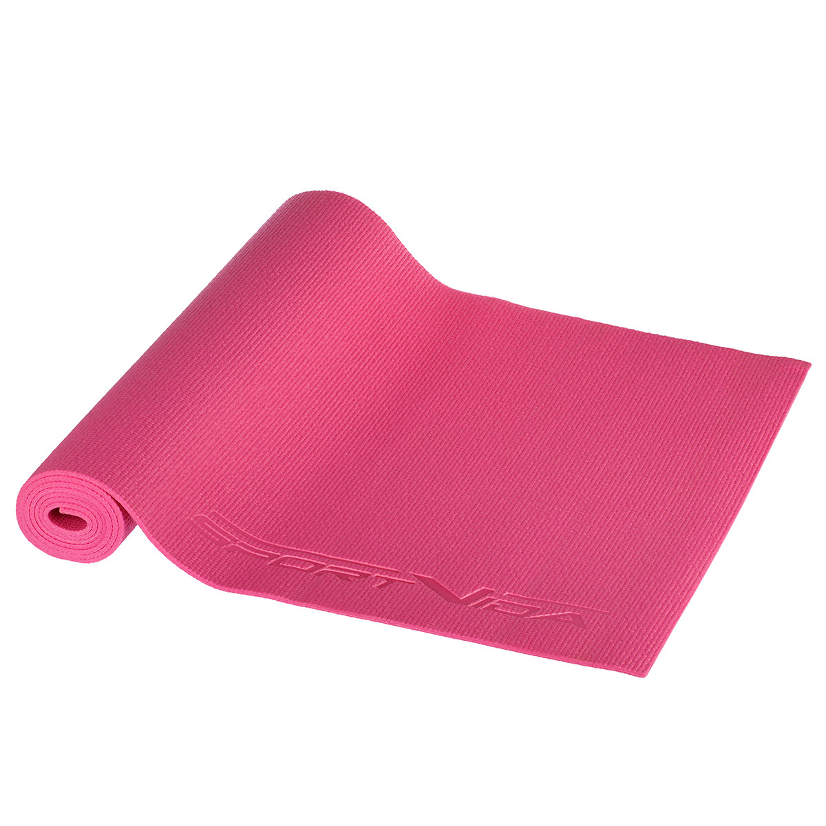 

Коврик (мат) для йоги и фитнеса SportVida PVC 4 мм SV-HK0049 Pink