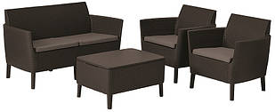 Набор мебели, Salemo set, коричневый