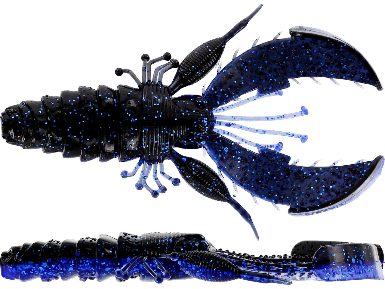 

Силикон Westin CreCraw Creaturebait 8.5cm 7g Black/Blue (5шт)