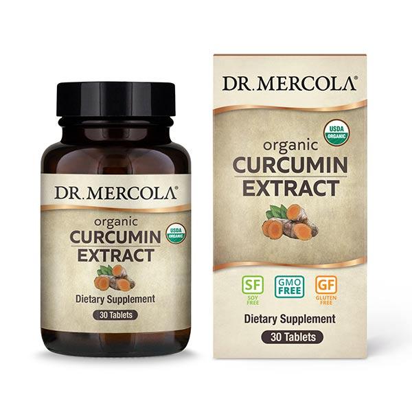 

Натуральная добавка Dr. Mercola Organic Curcumin Extract, 30 таблеток