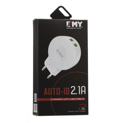 

Сетевое зарядное устройство Emy MY-269 Lightning 2400 mAh SKL11-231576