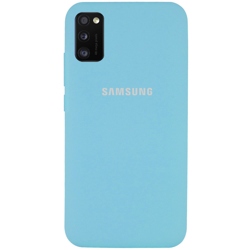 

Чехол Silicone Cover Full Protective (AA) для Samsung Galaxy A41, Голубой / light blue