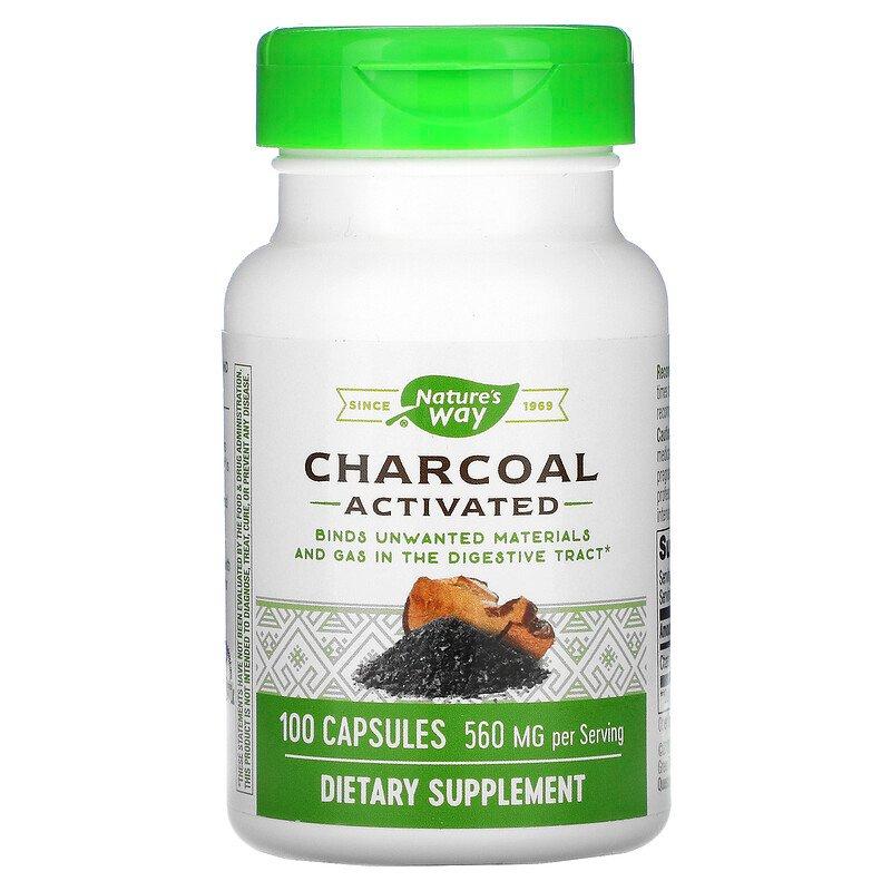 

Nature's Way Charcoal Activated 560 mg 100 капсул