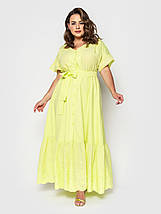 Жіноче літнє плаття з батисту великих розмірів (Сюзанна lzn), фото 2