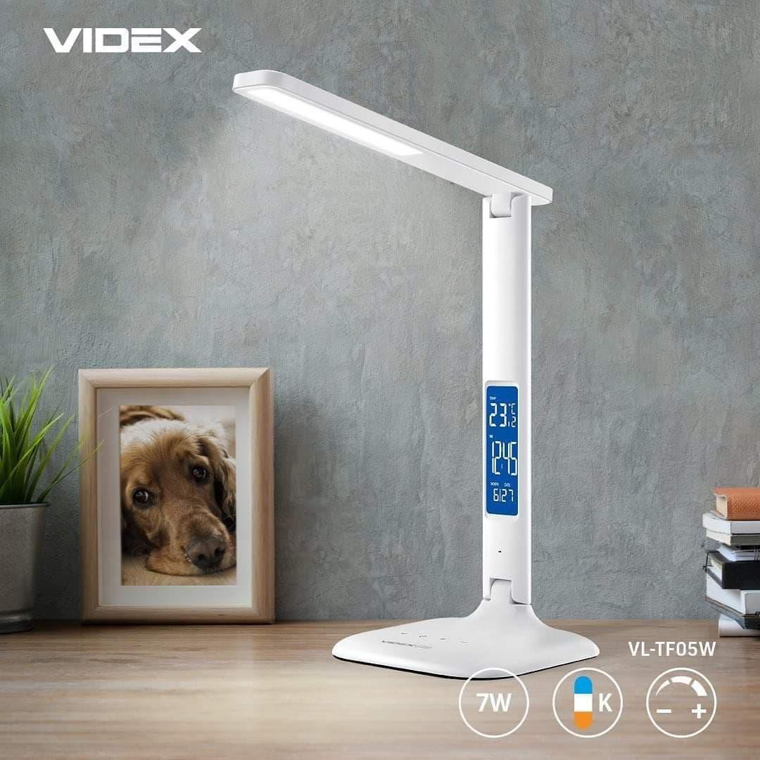 

LED настольная лампа VIDEX TF05W (7 Вт, 3000-5500K), Белый