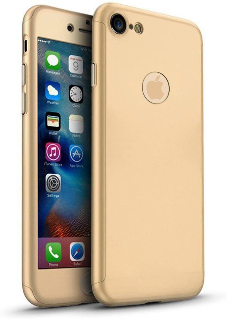 

Чехол Dualhard 360 для Iphone 6 Plus / 6s Plus оригинальный Бампер + стекло в подарок Gold, Золотой