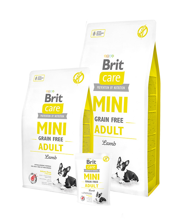 

Brit Care GF Mini Adult Lamb (д/собак малых пород) ягненок 2 кг 7 кг