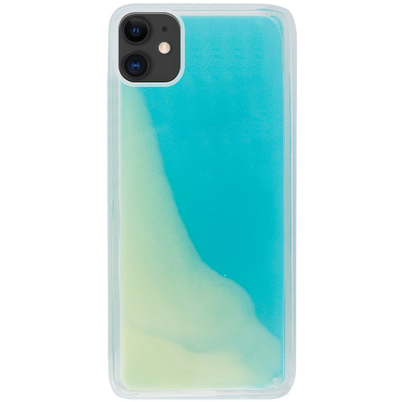 

Неоновый чехол Neon Sand glow in the dark для Apple iPhone 11 (6.1"), Голубой