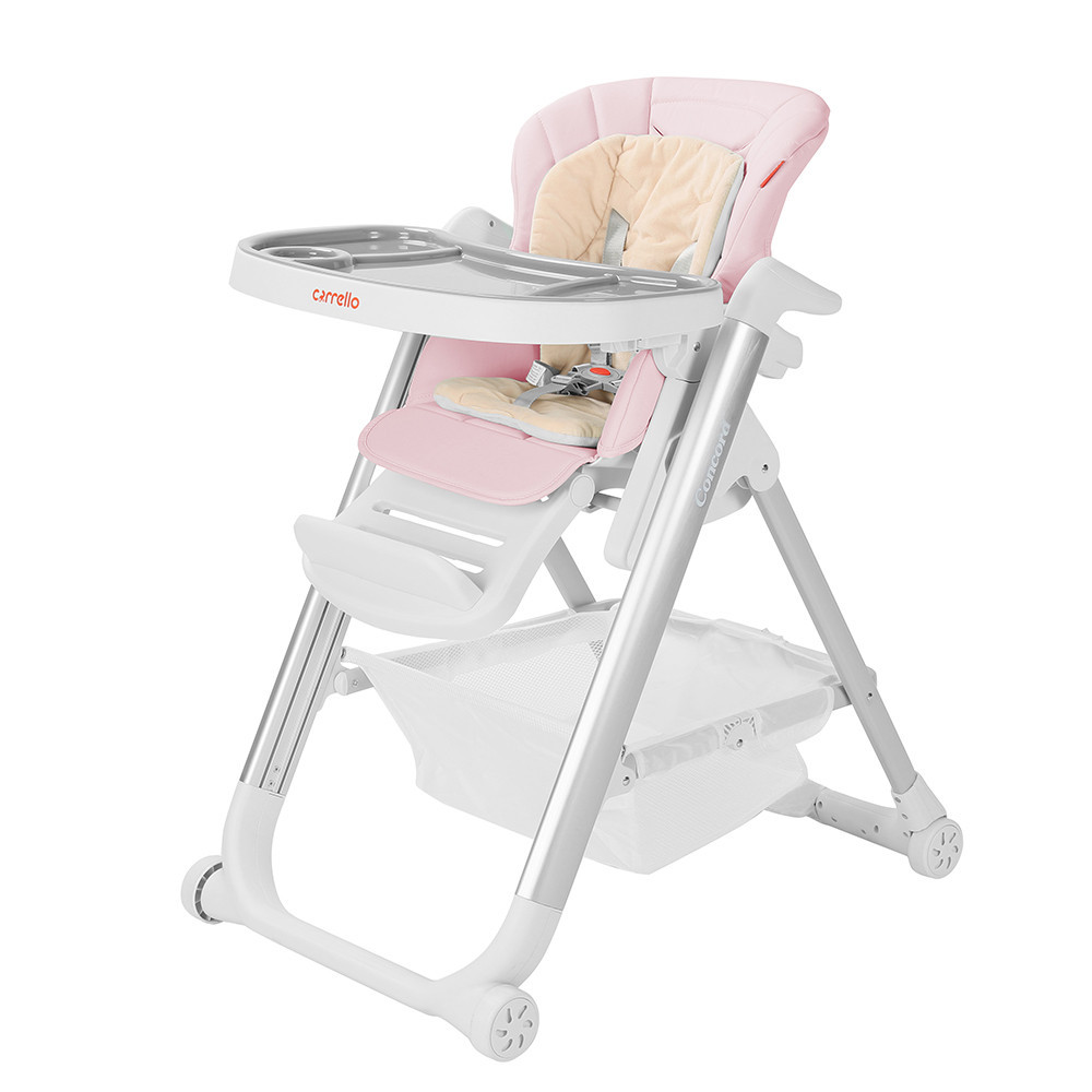 

Стульчик для кормления CARRELLO Concord CRL-7402 Salmon Pink, Розовый