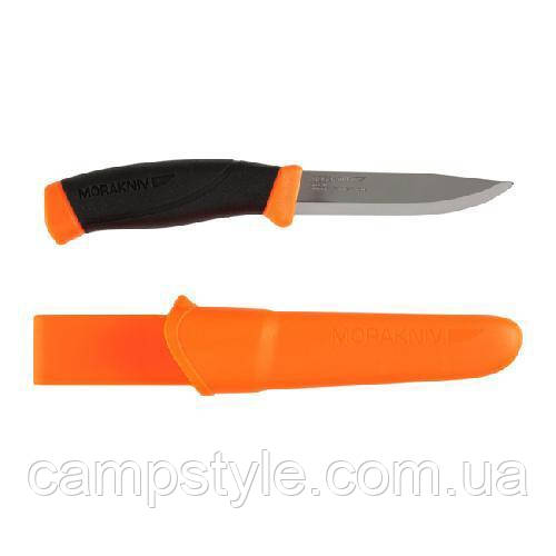 

Ніж Morakniv Companion F Orange нержавіюча сталь прогумована рукоять з помаранчевими накладками