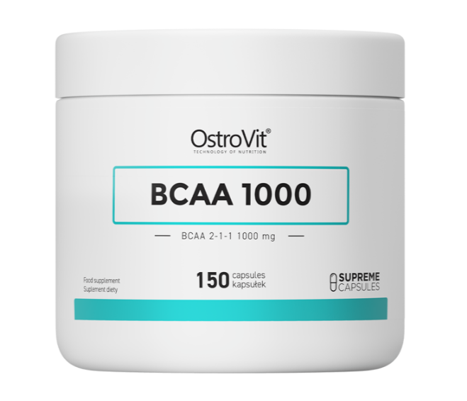 

Аминокислоты OstroVit BCAA 1000 -150caps