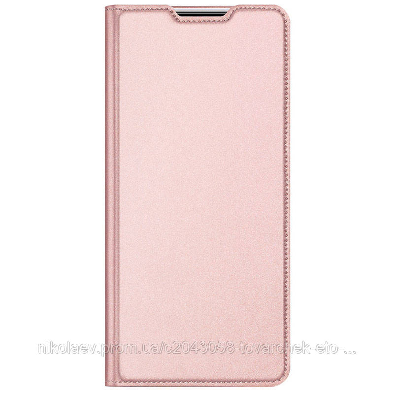 

Чехол-книжка Dux Ducis с карманом для визиток для Xiaomi Redmi Note 9 5G / Note 9T, Rose gold