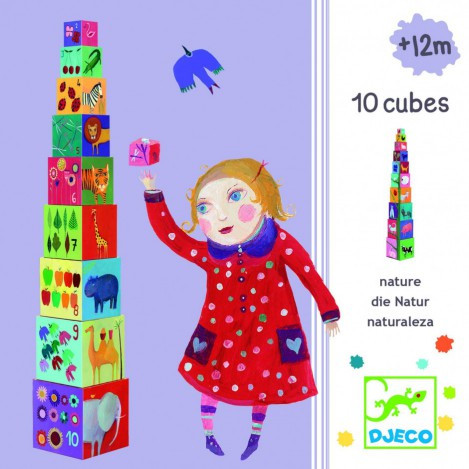 

Пирамидка забавные кубики мои друзья Djeco (DJ08505)