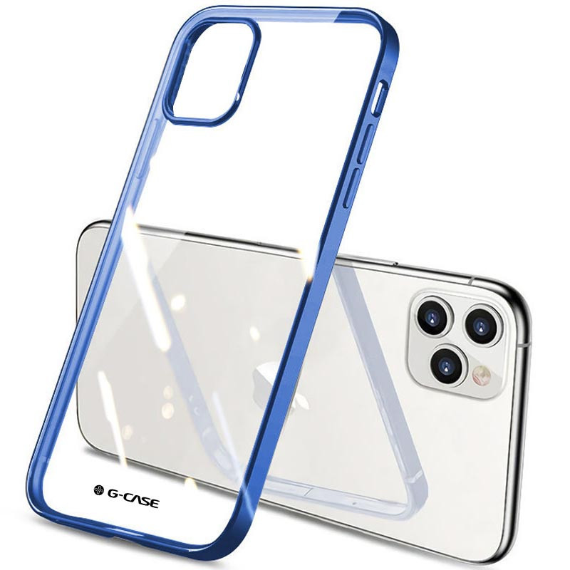 

TPU чехол G-Case Shiny Series для Apple iPhone 12 Pro Max (6.7"), Синий