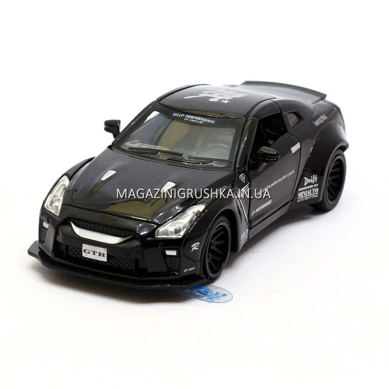 

Машинка игровая автопром «Nissan GTR» Черный 7862