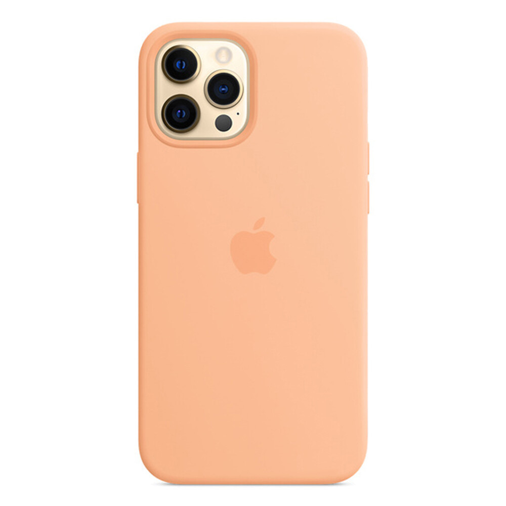 

Apple silicon case iPhone 12 Pro Max "Cantaloupe" без MagSafe