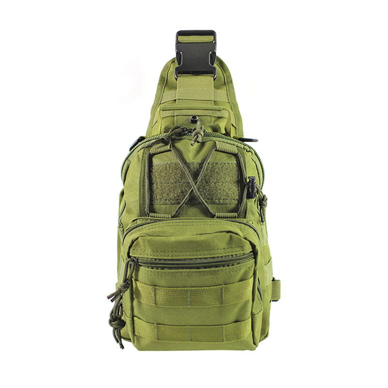 

Рюкзак AOKALI Outdoor B14 Green на одно плечо военный милитари, Зелёный