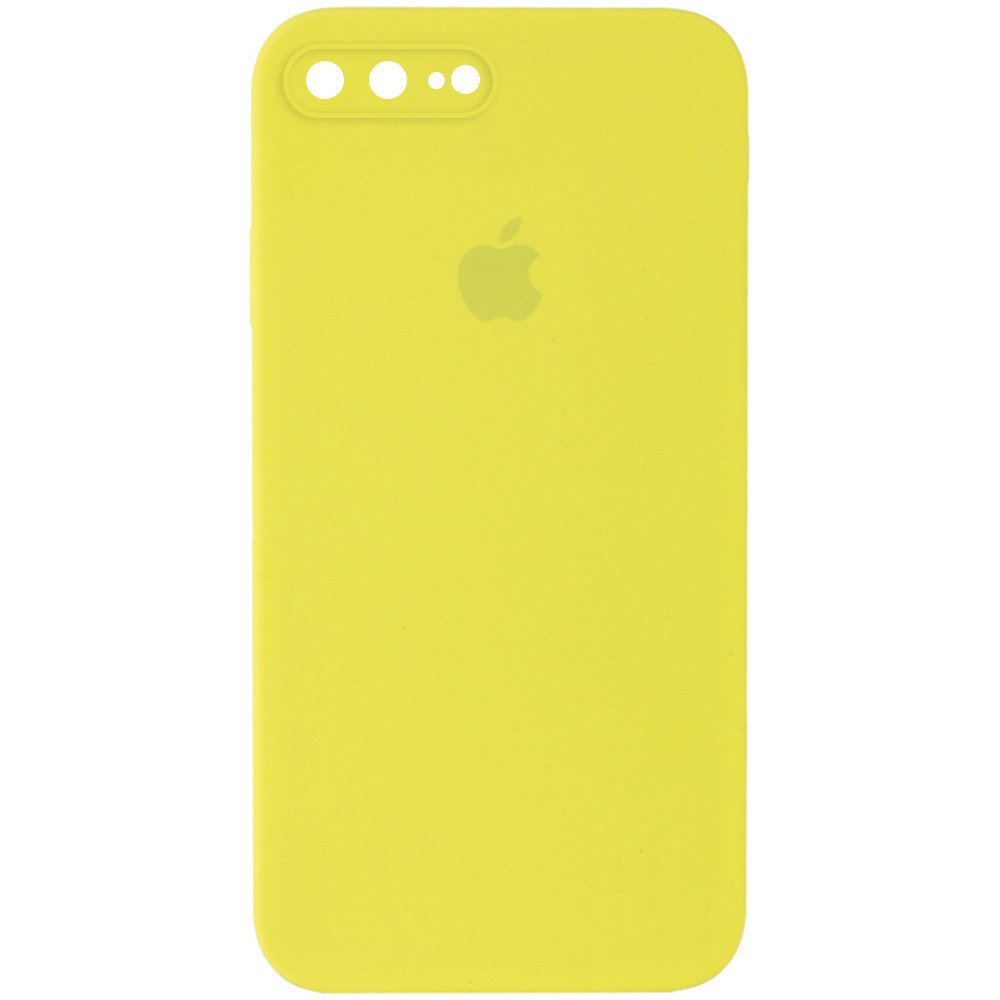 

Чехол Silicone Case Square Full Camera Protective (AA) для Apple iPhone 7 plus / 8 plus (5.5"), Желтый / bright yellow