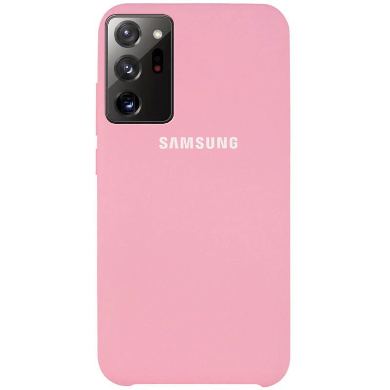 

Чехол Silicone Cover (AAA) для Samsung Galaxy Note 20 Ultra, Розовый / light pink