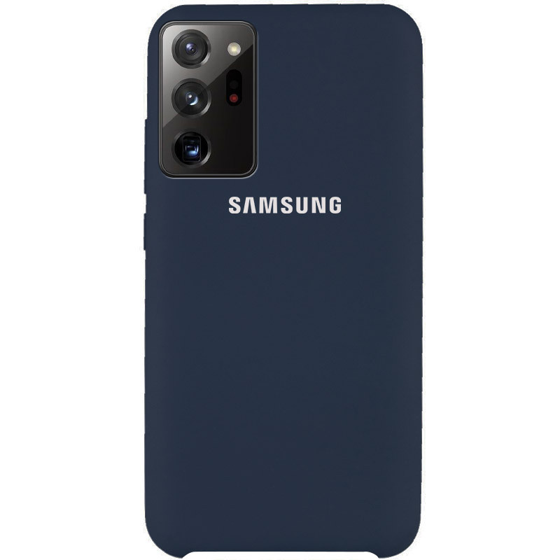 

Чехол Silicone Cover (AAA) для Samsung Galaxy Note 20 Ultra, Синий / midnight blue