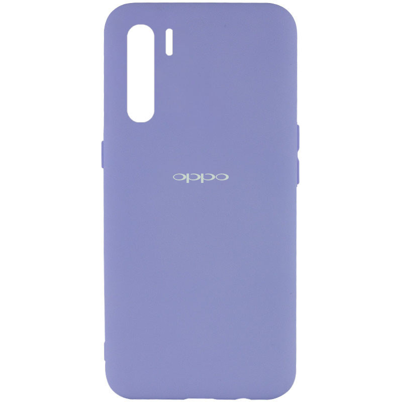 

Чехол Silicone Cover My Color Full Protective (A) для Oppo A91, Сиреневый / dasheen