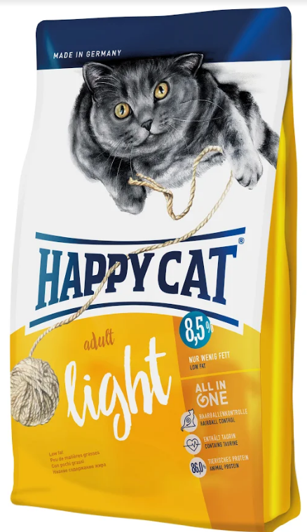 

Сухий корм Happy Cat Adult Light 4 кг для дорослих котів з надмірною вагою