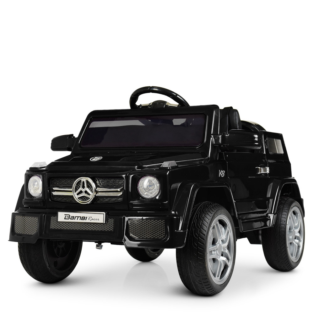 

Детский электромобиль Mercedes (2 мотора по 25W, 2 аккум, МР3,USB) Джип Bambi M 2788EBLRS-2 Черный