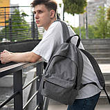 Сірий чоловічий рюкзак STUFFBOX GRAY спортивний WLKR молодіжний, фото 5