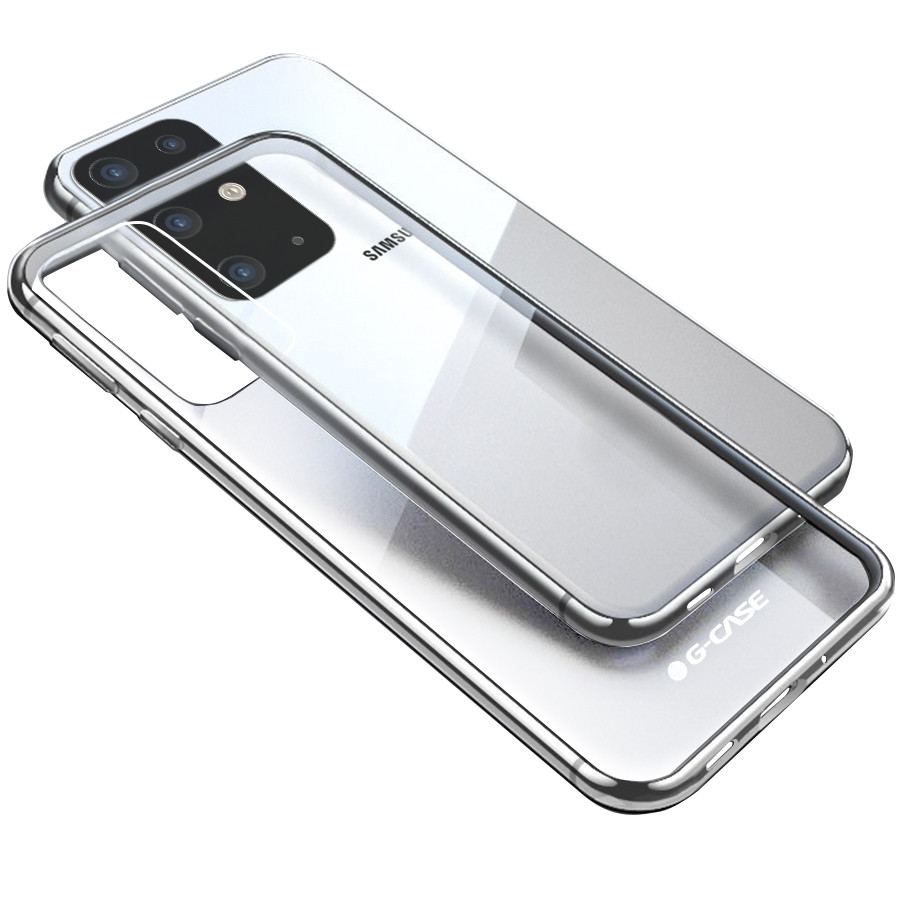 

TPU чехол G-Case Shiny Series для Samsung Galaxy S20 Ultra Серебряный