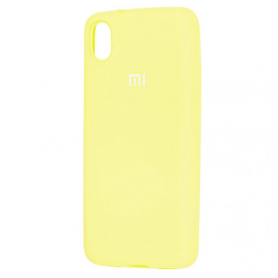 

Уценка Чехол Silicone Cover Full Protective (AA) для Xiaomi Redmi 7A, Царапина / желтый / yellow