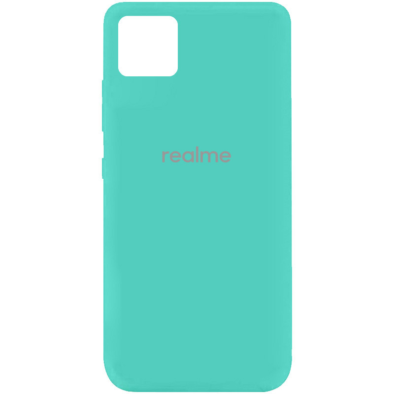 

Чехол Silicone Cover My Color Full Protective (A) для Realme C11, Бирюзовый / ocean blue