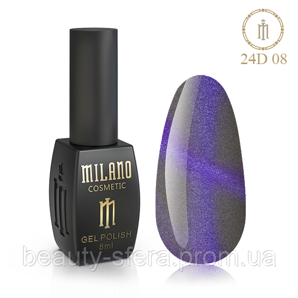 

Гель-лак Milano 24D 8 ml №08