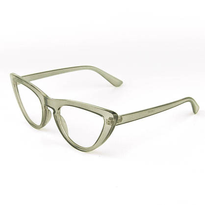 Имиджевые женские очки кошачий глаз - Серые - 1-88592, фото 3