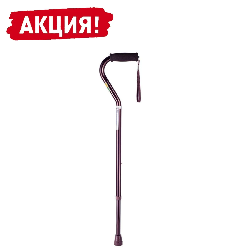 

Трость, палочка для ходьбы с мягкой ручкой и ремешком B1060, NOVA (тросточка опорная)