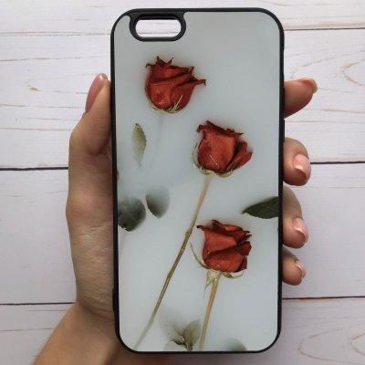 

Чехол Mood для iPhone 7/8 с рисунком Три розы в молоке SKL68-287181, Разные цвета