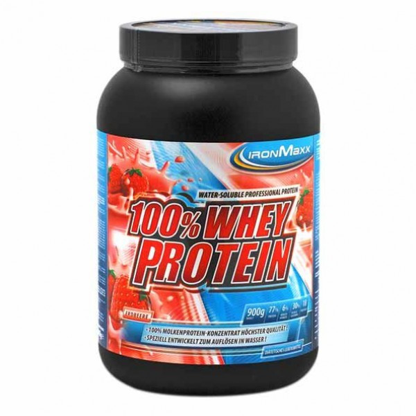 

Протеин Ironmaxx 100% Whey Protein, 900 грамм Клубника
