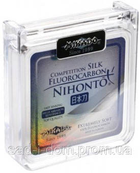 

Леска рыболовная Mikado Nihonto Silk Fluorocarbon 30 м 0.45 мм 12.1 кг Transparent, Прозрачный