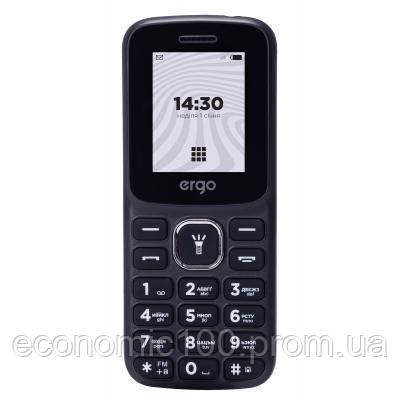 

Мобильный телефон Ergo B182 Black, Черный