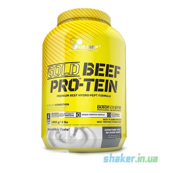 

Говяжий протеин Olimp Gold BEEF Pro-Tein (1,8 кг) олимп голд биф клубника