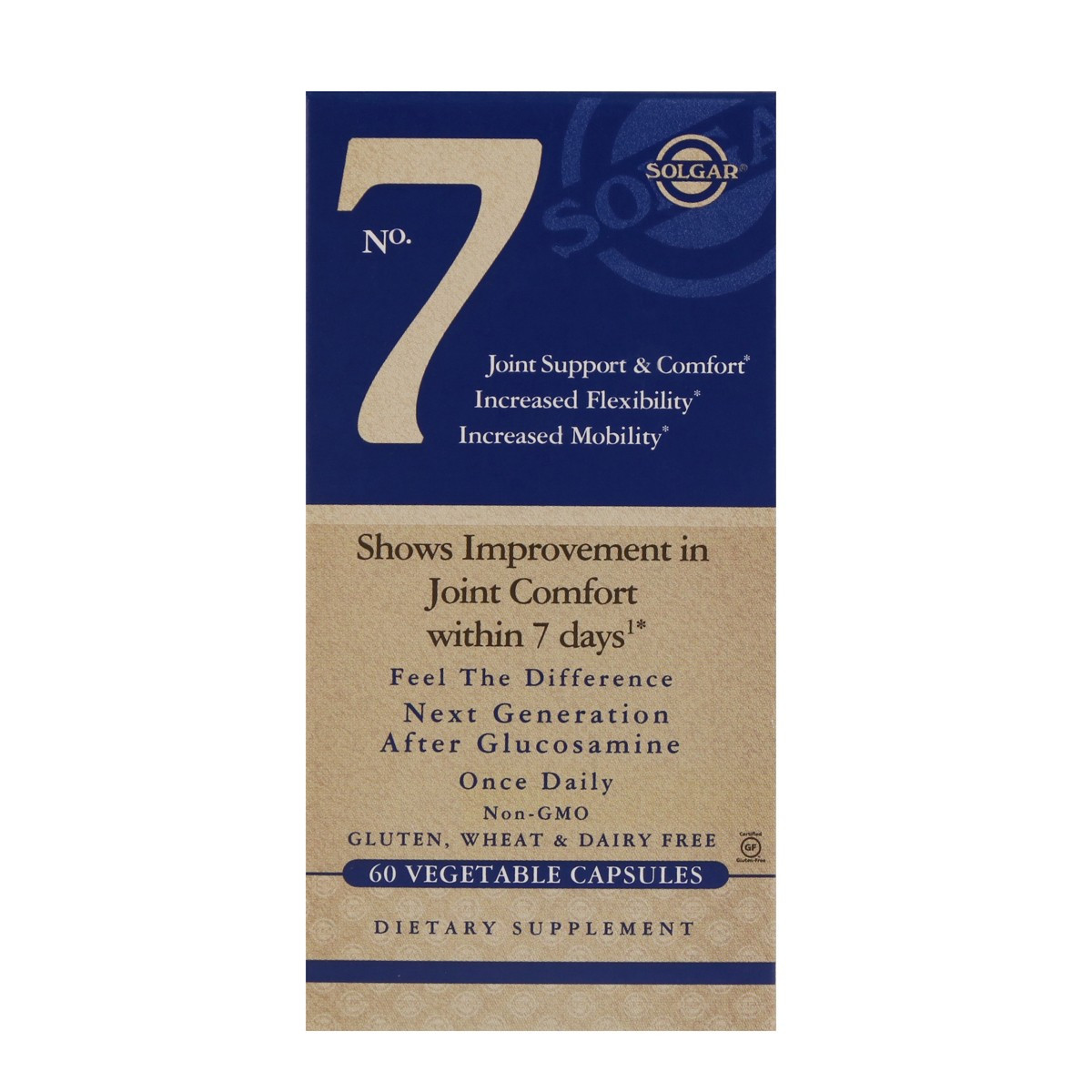 

Комплекс Комфорт и Поддержка Суставов, No.7 Joint Support, Solgar, 60 вегетарианских капсул