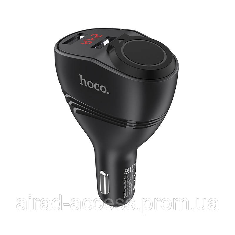 

Автомобильное зарядное устройство Hoco Z34 Black, Черный