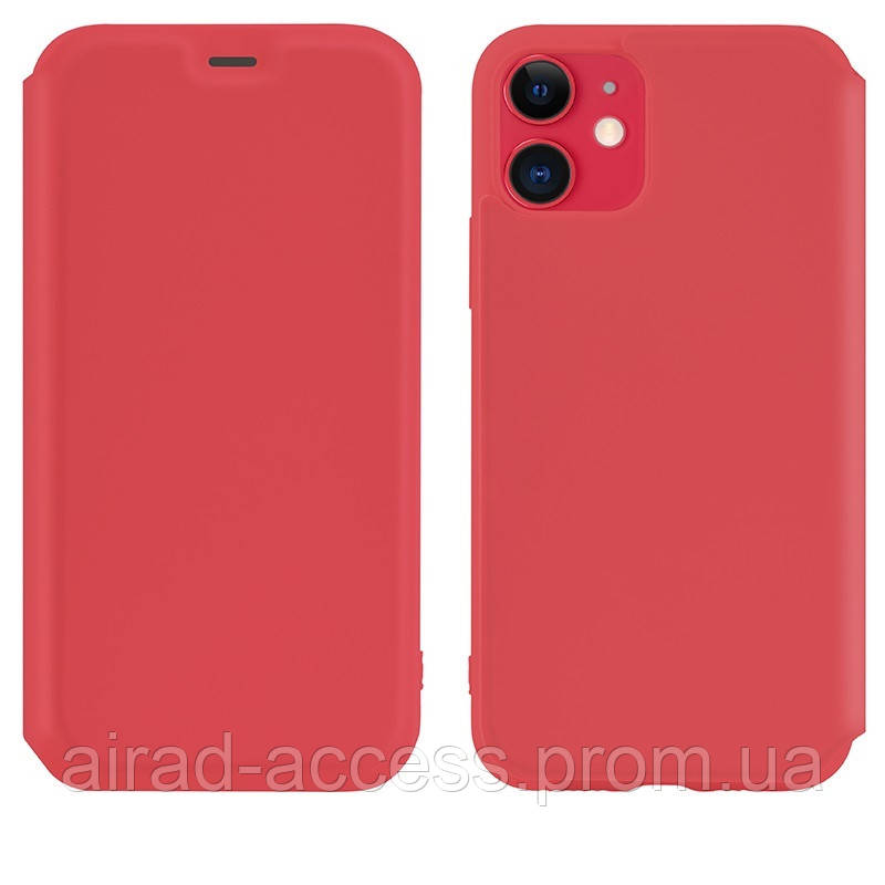 

Чехол-книжка Hoco Colorful series liquid silicone для Apple iPhone 11 Red, Красный