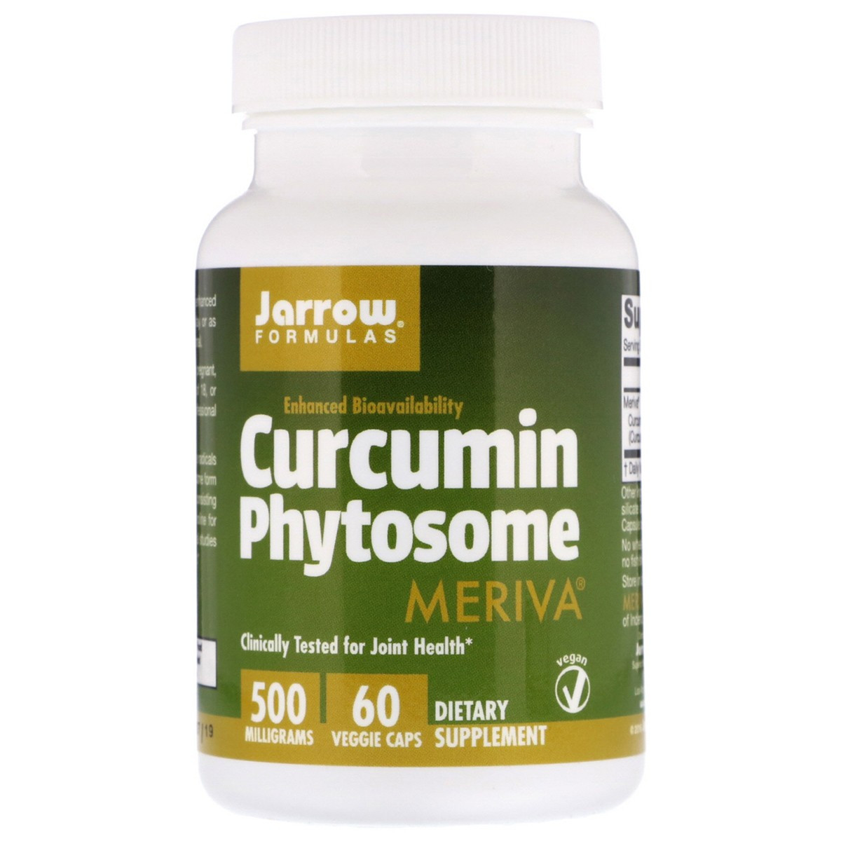 

Фитосомы Куркумина 500 мг, Curcumin Phytosome Meriva, Jarrow Formulas, 60 гелевых капсул