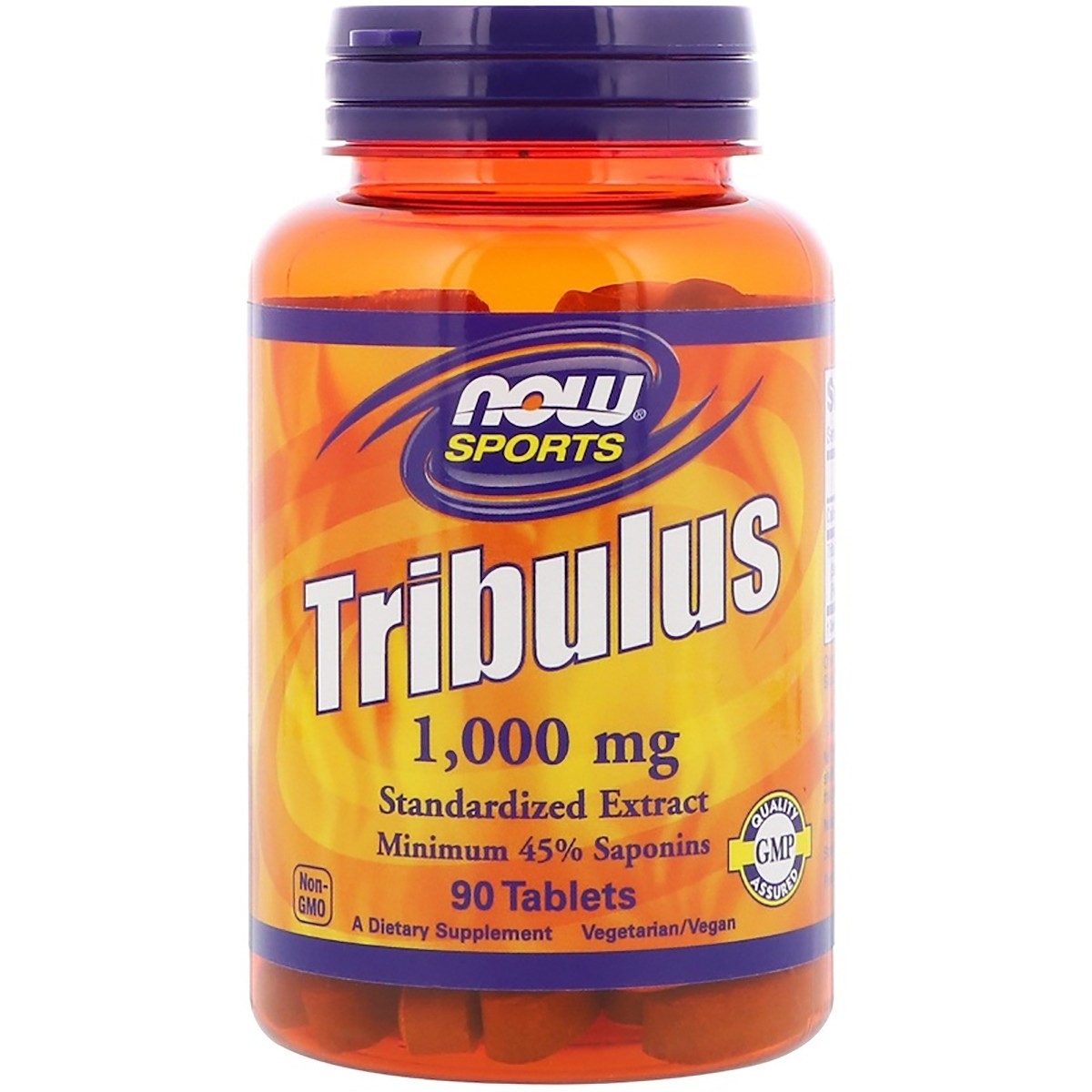 

Трибулус, Tribulus, Now Foods, 1000 мг, 90 таблеток